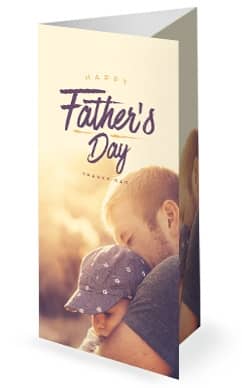 A Father's Love Church Father's Day Trifold Bulletin