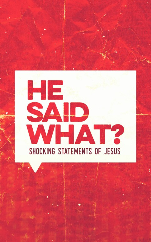 Jesus Said What Church Bulletin Cover Template