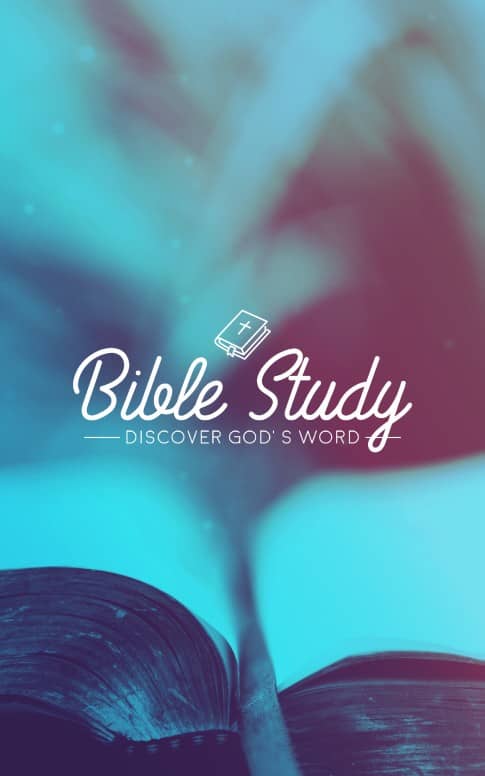 Church Bible Study Bulletin Cover