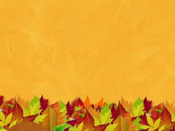 Church Fall Kickoff Autumn Leaf Worship Background
