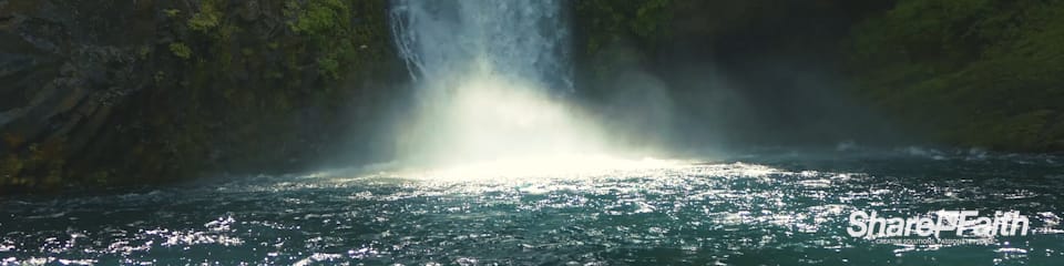 Waterfall Adventure Church Triple Wide Motion Graphic