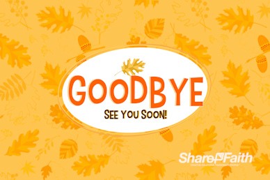 Harvest Party Farewell Motion Graphic