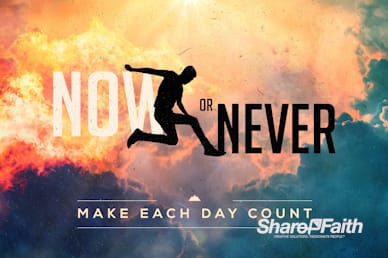 Now Or Never Church Motion Graphic