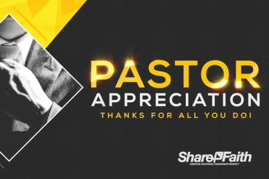Pastor Appreciation Sermon Motion Graphic