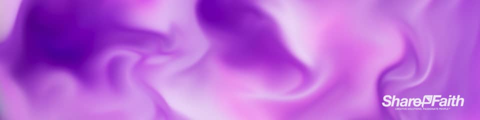 Purple Paint Swirl Triple Wide Abstract Background Video