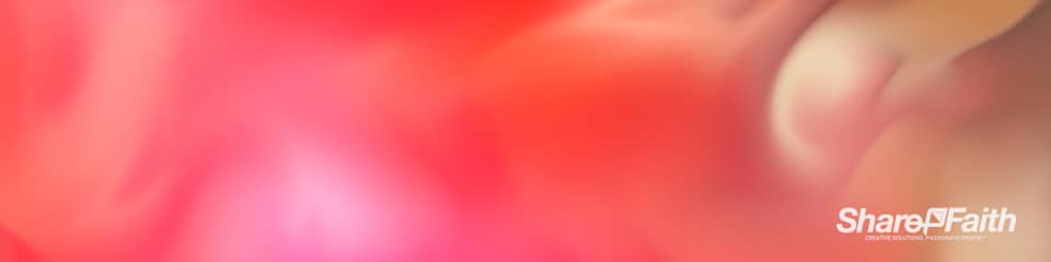 Red Paint Swirl Triple Wide Abstract Background Video