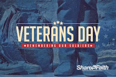 Veterans Day Church Motion Graphic