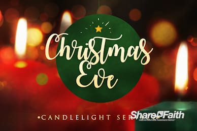 Christmas Eve Candlelight Service Motion Graphic