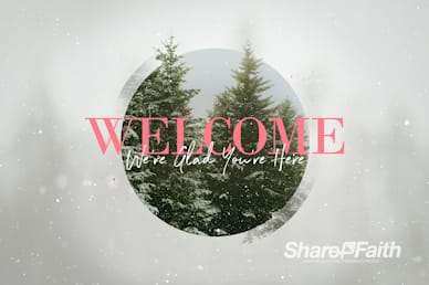 Give The Gift Of Hope Christmas Welcome Motion Graphic