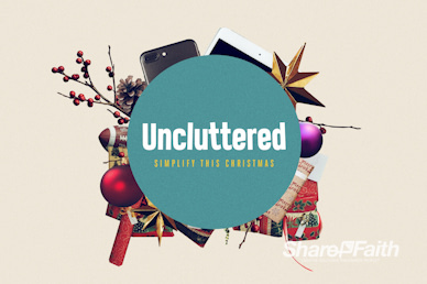 Uncluttered Christmas Church Motion Graphic