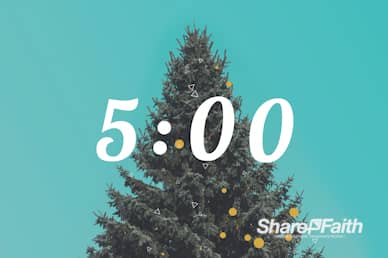 Christmas Tree Holiday Church Countdown Video