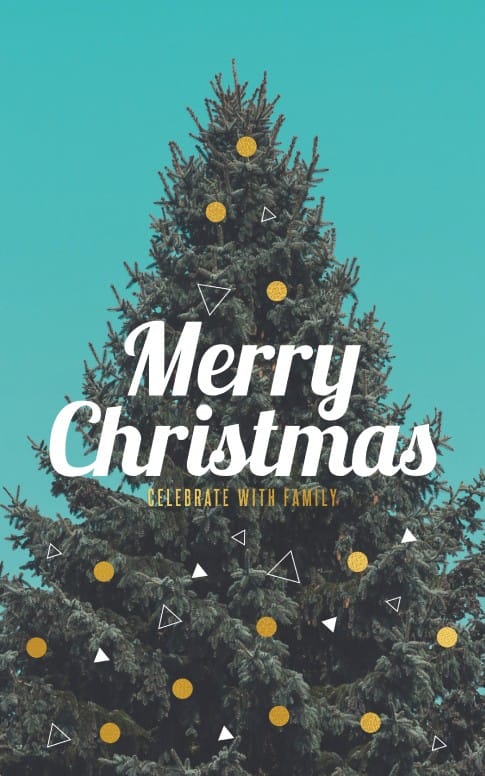 Christmas Tree Holiday Church Bulletin