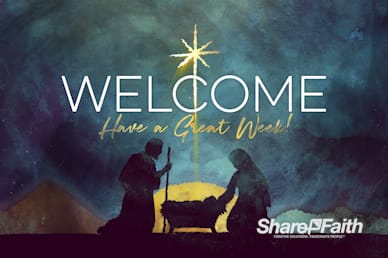 Keep Christ In Christmas Welcome Motion Graphic