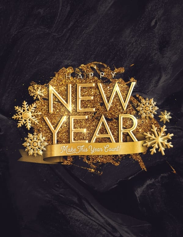 New Year's Eve Church Flyer