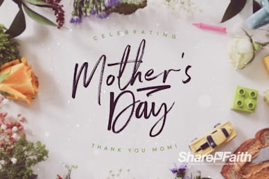 Celebrating Mother's Day Church Motion Graphic
