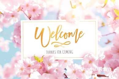 Mother's Day Cherry Blossom Welcome Motion Graphic