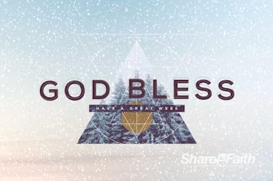 Merry Christmas Winter Goodbye Motion Graphic
