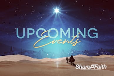 Christmas Journey Announcements Motion Graphic