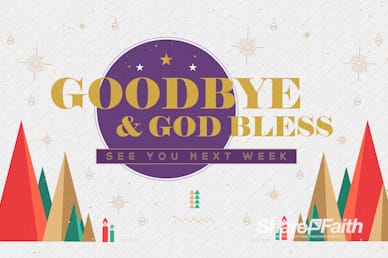 The First Noel Christmas Goodbye Motion Graphic