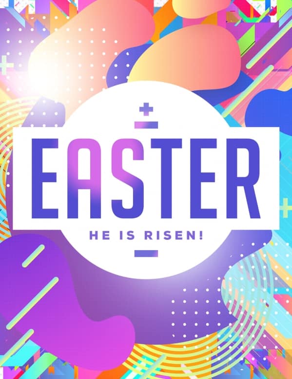 Church Easter Service Flyer