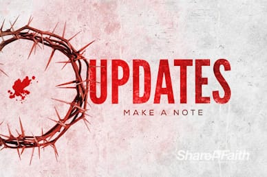 Crown of Thorns Good Friday Announcements Video