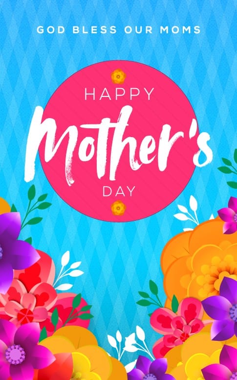 Happy Mother's Day Flowers Service Bulletin