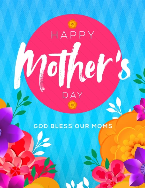 Happy Mother's Day Flowers Service Flyer