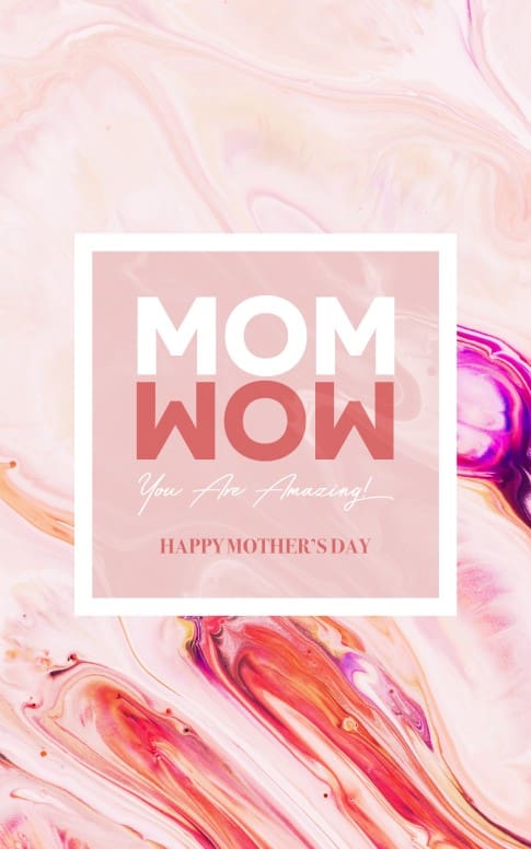 Mom Wow Mother's Day Service Bulletin