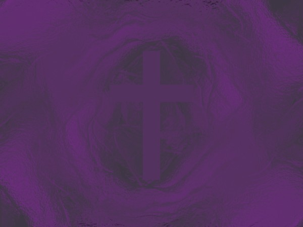 Amethyst Cross Colorful Texture Worship Background