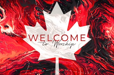 Canada Day Church Welcome Motion Graphic