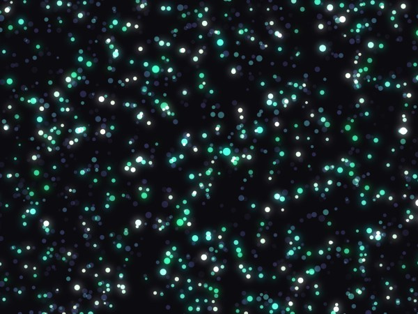 Worship Particles Green Glitter Background