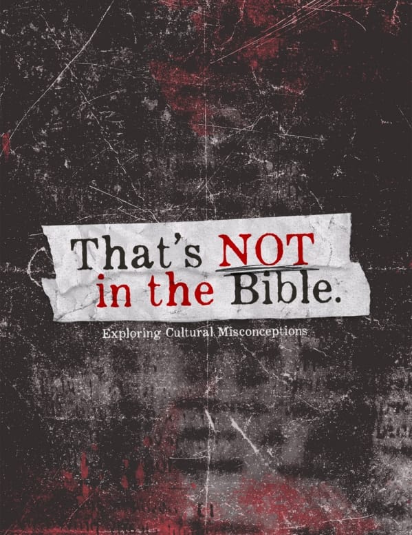 That's Not In The Bible Church Sermon Flyer