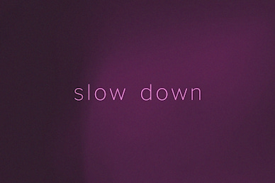 Slow Down Sermon Mini Movie