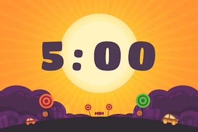 Five Minute Countdown Trunk Or Treat Autumn Motion Graphic