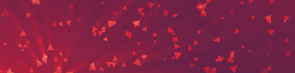 Worship Triangles Vibrant Pink Triple Wide