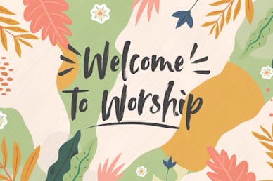 Hello Spring Welcome Church Motion Graphic