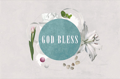 Easter Sunday Lily God Bless Motion Graphic