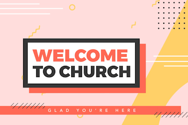 Serve Sunday Welcome Church Motion Graphic