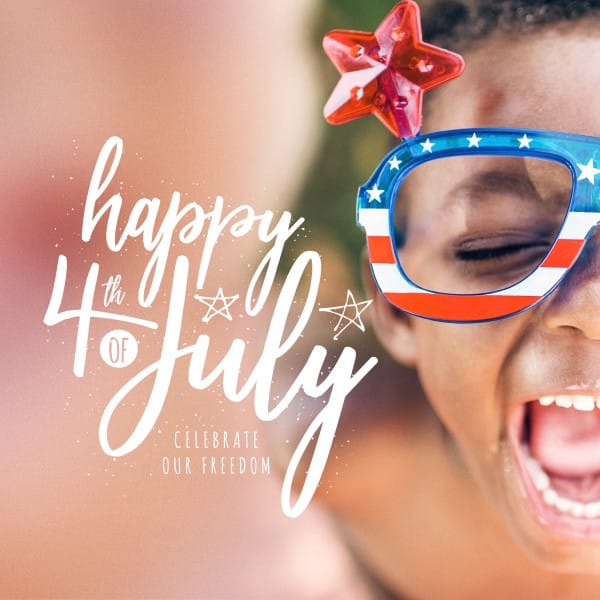 Celebrate Freedom 4th of July Social Media Graphic