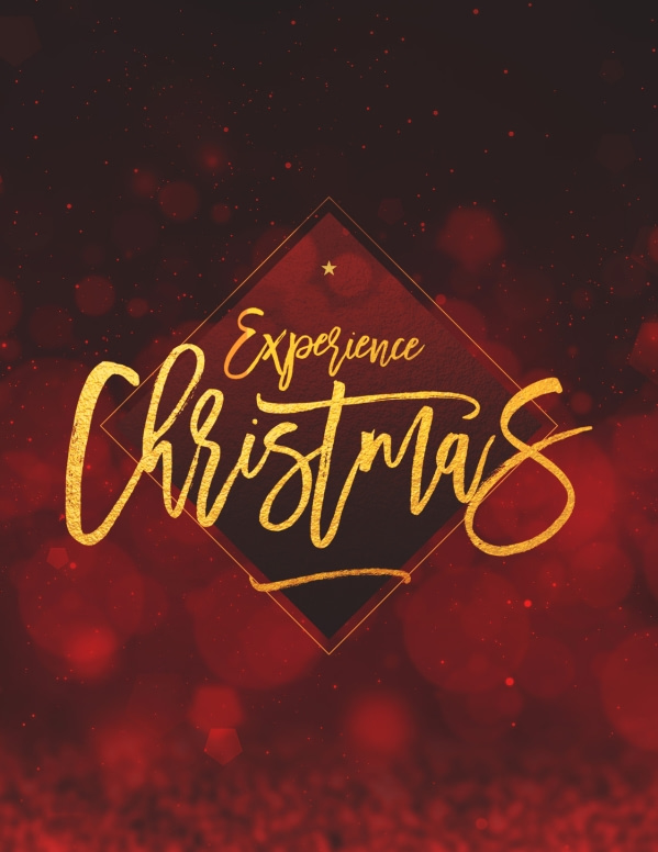 Experience Christmas Church Flyer