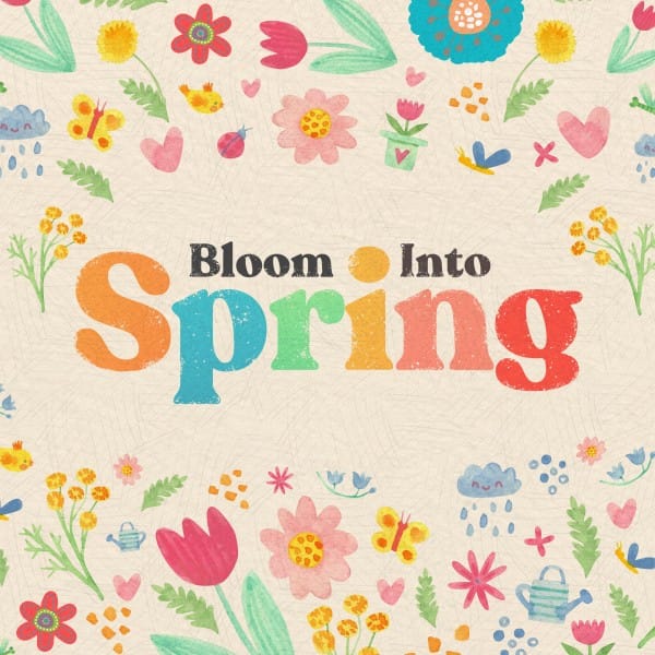 Spring Blooms Social Media Graphic