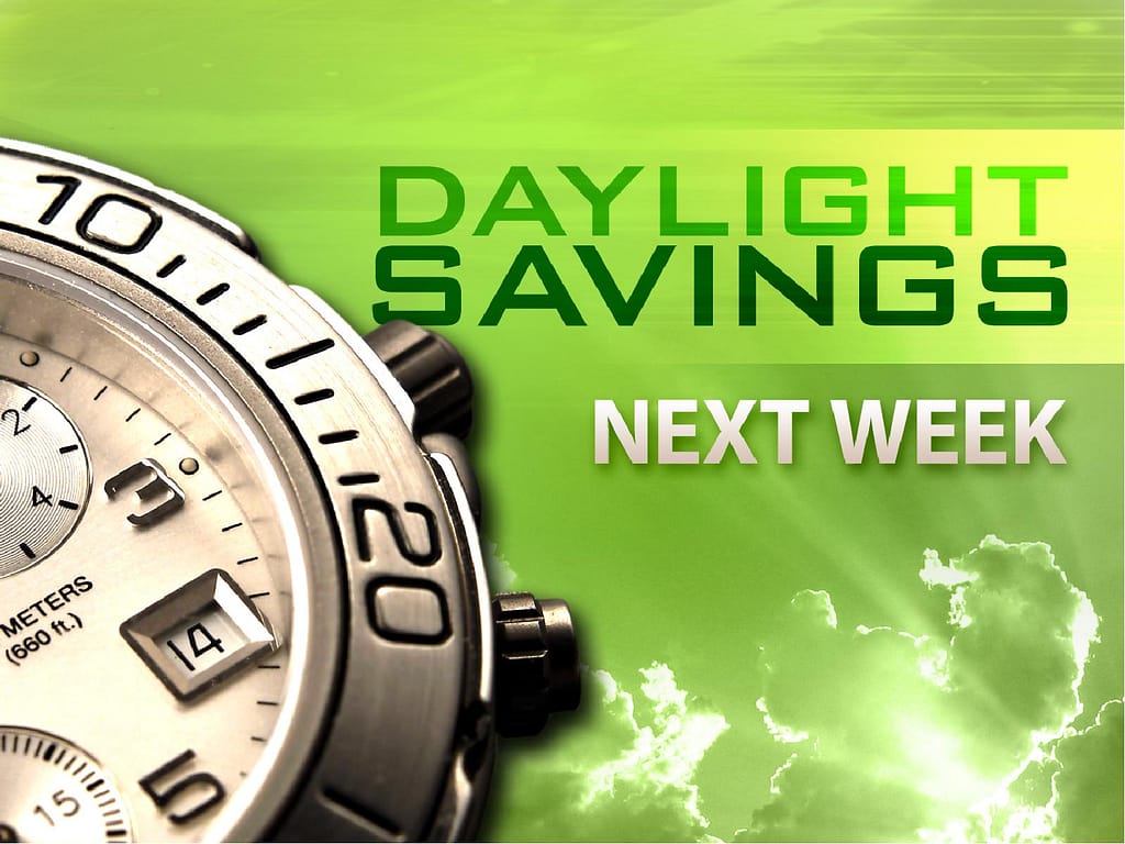Daylight Savings Reminder PowerPoint