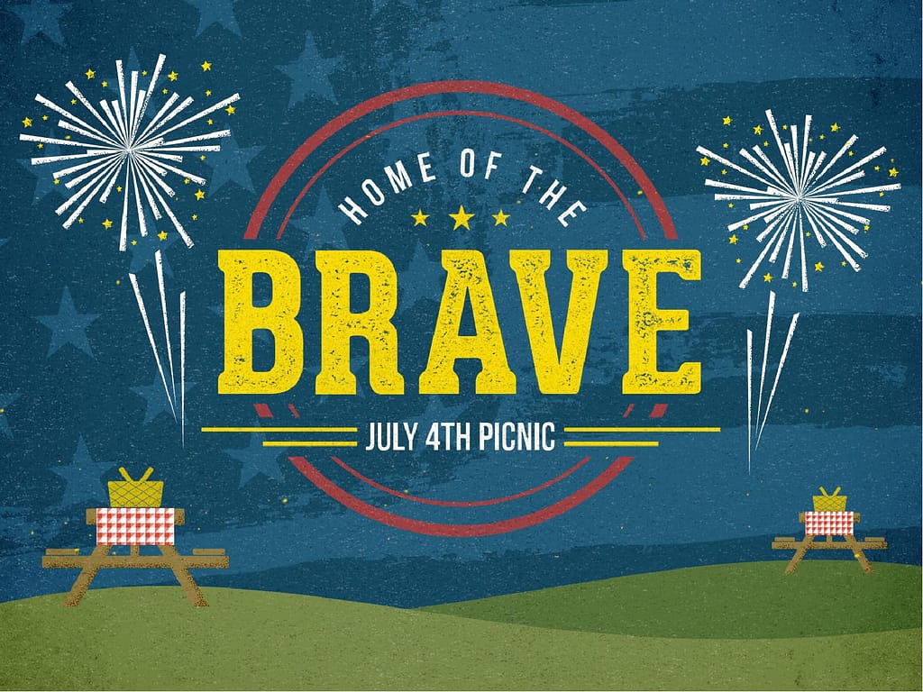 Home of the Brave Fourth of July Ministry PowerPoint