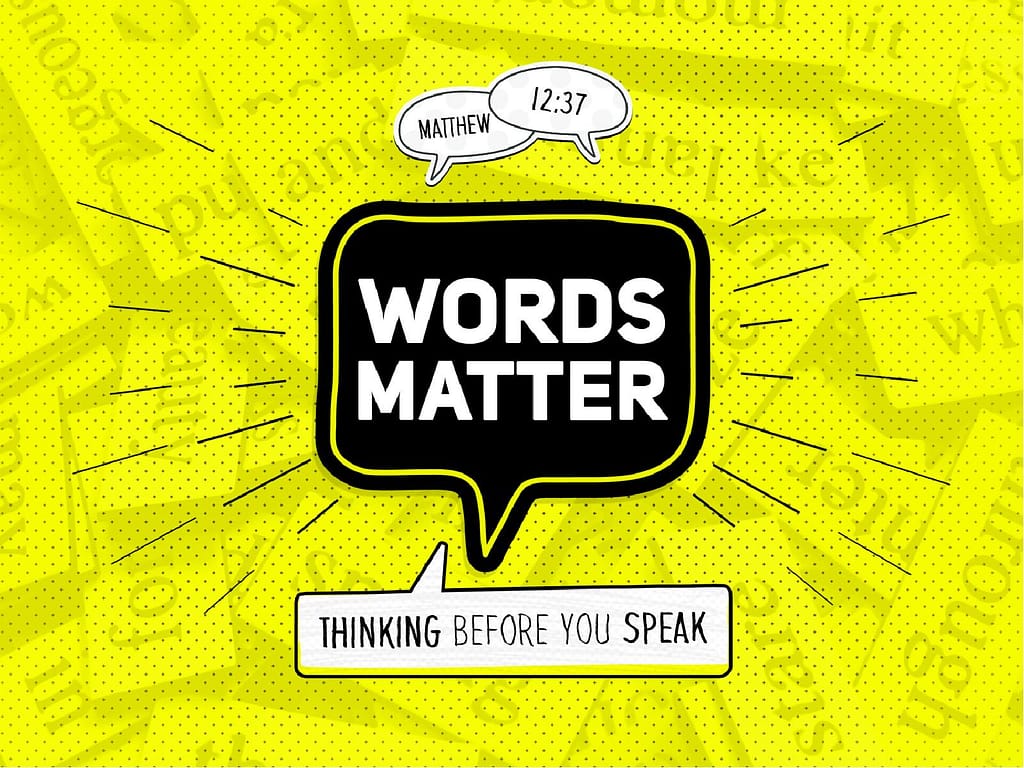 Words Matter Christian Church PowerPoint