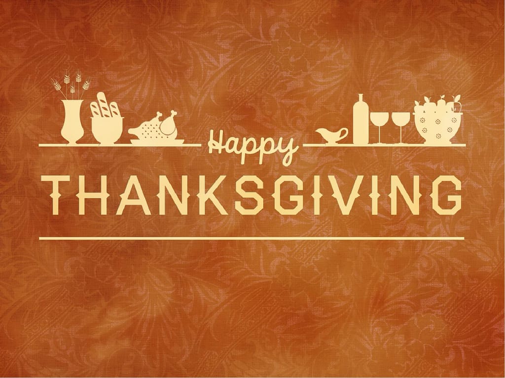 Happy Thanksgiving Event PowerPoint Template