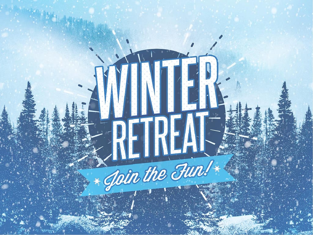 Winter Retreat Snowy Church PowerPoint
