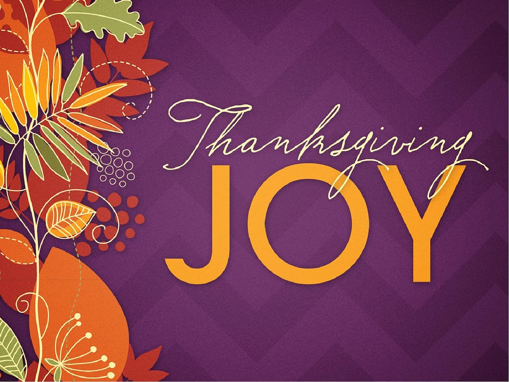 Thanksgiving Joy Religious PowerPoint