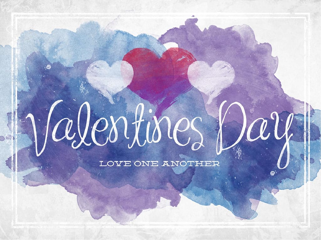 Love One Another Valentine's Day Christian PowerPoint