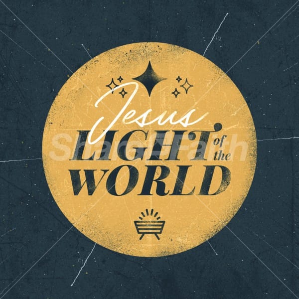 ShareFaith Media » Jesus Light of the World Title Graphics Set ...