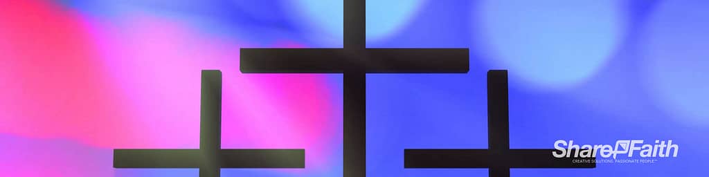 Stage Lights Christian Easter Triple Wide Motion Background